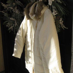 Parka Jacket  - Off White - 1X